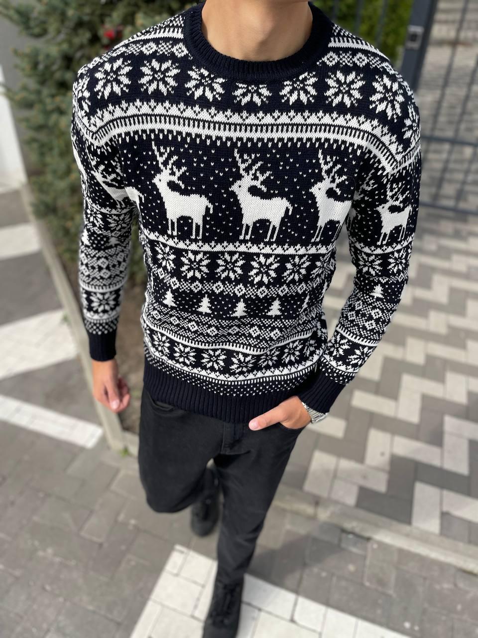 Светр "Великий олень" без горла - Зображення 2