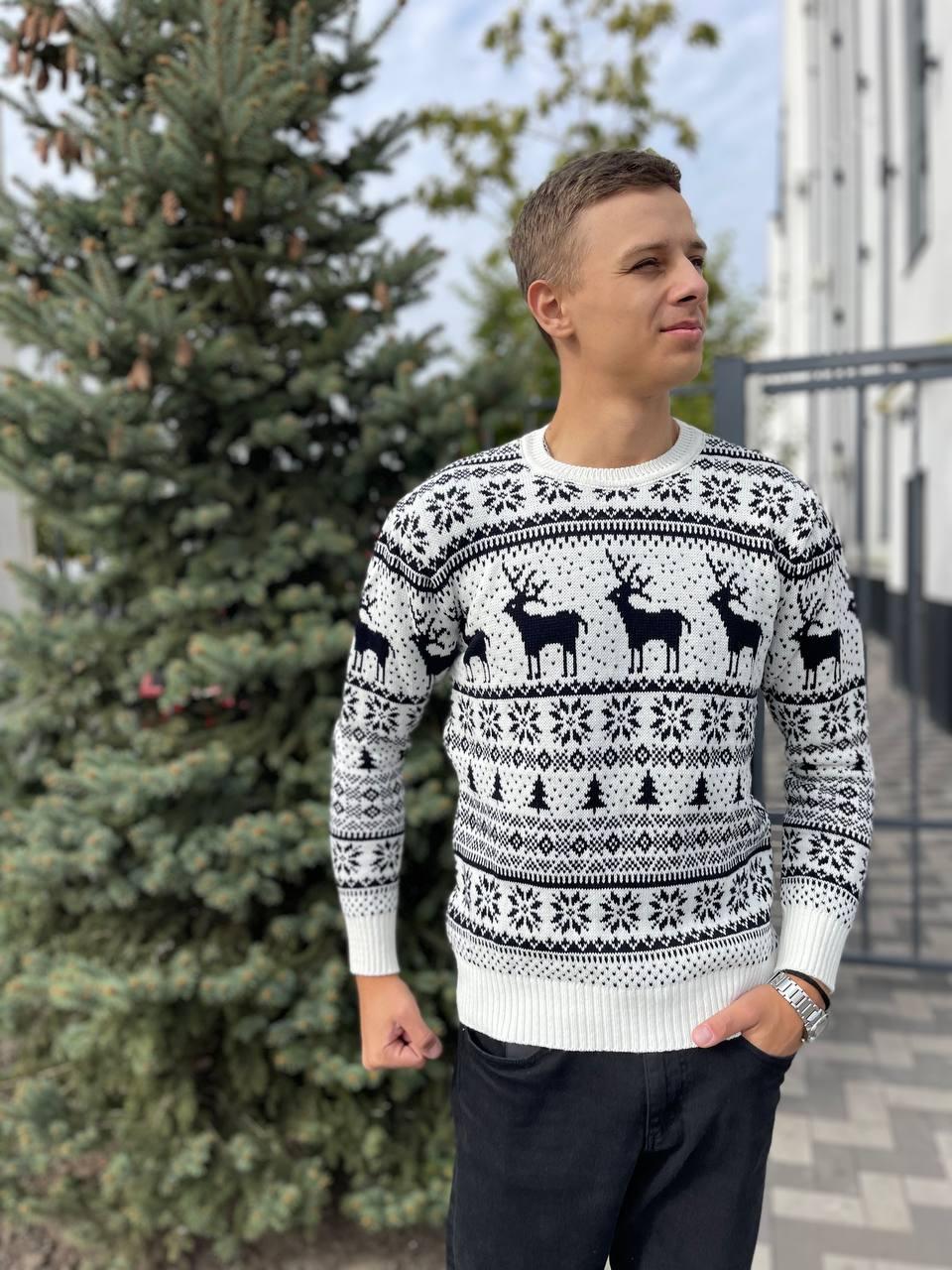Светр "Великий олень" без горла - Зображення 11
