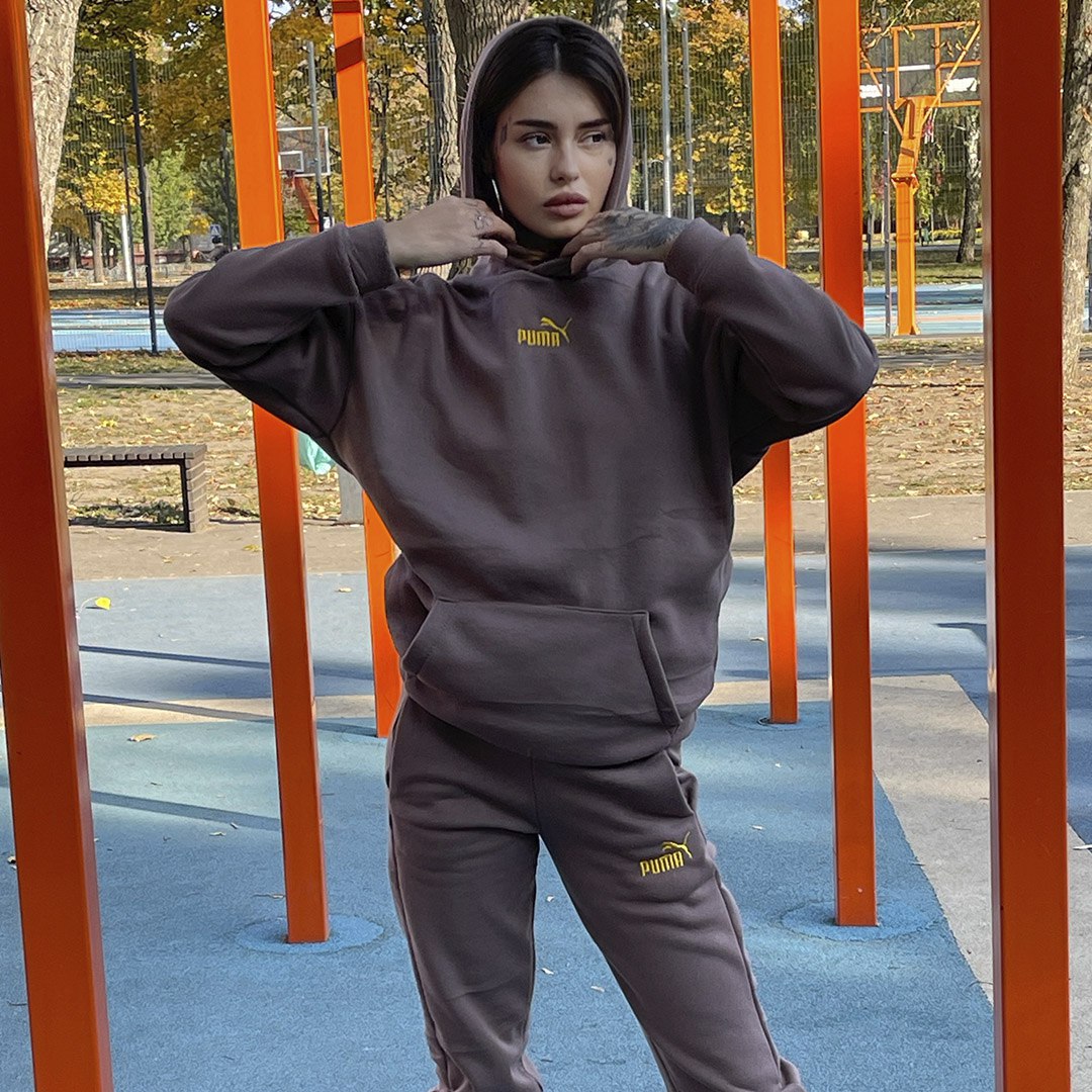 Теплий жіночий спортивний костюм Puma - Зображення 7