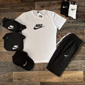 Набір Nike футболка, шорти, кепка, носки, бананка, сумка 7 в 1