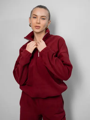 Теплий зимовий комплект вільного крою (Кофта + Штани Палаццо) - Зображення 8