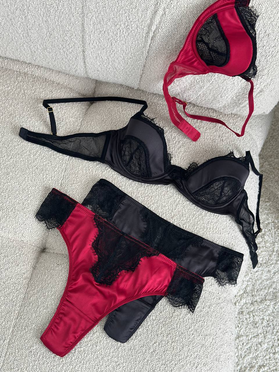 Акційний сет сатинової білизни (2 комплекти за ціною 1) - Зображення 7